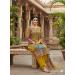 Picture of Well Formed Chiffon Golden Straight Cut Salwar Kameez