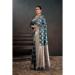 Picture of Stunning Silk Dark Slate Grey Saree