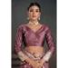 Picture of Beauteous Silk Rosy Brown Saree