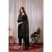 Picture of Chiffon & Cotton Black Readymade Salwar Kameez
