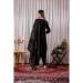 Picture of Chiffon & Cotton Black Readymade Salwar Kameez