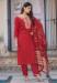 Picture of Chiffon & Cotton Fire Brick Readymade Salwar Kameez