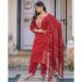 Picture of Chiffon & Cotton Fire Brick Readymade Salwar Kameez