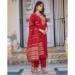 Picture of Chiffon & Cotton Fire Brick Readymade Salwar Kameez