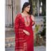 Picture of Chiffon & Cotton Fire Brick Readymade Salwar Kameez