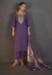 Picture of Chiffon & Cotton Purple Readymade Salwar Kameez
