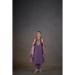 Picture of Chiffon & Cotton Purple Readymade Salwar Kameez