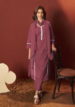 Picture of Admirable Cotton Pink Readymade Salwar Kameez