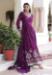 Picture of Pretty Silk Brown Readymade Gown