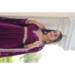 Picture of Good Looking Silk Purple Readymade Gown