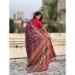 Picture of Sublime Silk Indian Red Saree