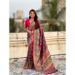Picture of Sublime Silk Indian Red Saree