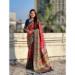 Picture of Delightful Silk Dark Salmon Saree