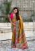 Picture of Beautiful Silk Dark Khaki Saree
