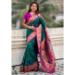 Picture of Excellent Silk Teal Saree