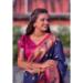 Picture of Classy Silk Dark Slate Blue Saree