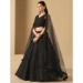 Picture of Shapely Georgette Black Lehenga Choli
