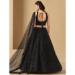 Picture of Shapely Georgette Black Lehenga Choli