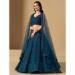 Picture of Fine Georgette Navy Blue Lehenga Choli