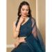 Picture of Fine Georgette Navy Blue Lehenga Choli