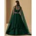 Picture of Charming Georgette Dark Green Lehenga Choli