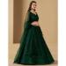 Picture of Charming Georgette Dark Green Lehenga Choli