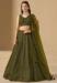 Picture of Exquisite Georgette Dark Olive Green Lehenga Choli