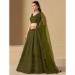 Picture of Exquisite Georgette Dark Olive Green Lehenga Choli