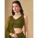 Picture of Exquisite Georgette Dark Olive Green Lehenga Choli