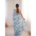 Picture of Well Formed Chiffon Light Steel Blue Saree