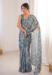 Picture of Radiant Chiffon Dark Grey Saree
