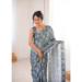 Picture of Radiant Chiffon Dark Grey Saree