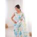 Picture of Bewitching Chiffon Off White Saree