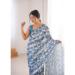 Picture of Alluring Chiffon Dark Grey Saree