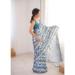 Picture of Alluring Chiffon Dark Grey Saree