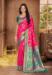 Picture of Magnificent Silk Salmon Saree