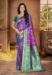 Picture of Exquisite Silk Dark Orchid Saree