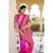 Picture of Excellent Georgette Pale Violet Red Saree