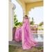 Picture of Charming Georgette Pale Violet Red Saree