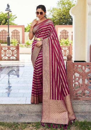 Picture of Amazing Georgette Maroon Saree
