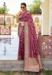 Picture of Amazing Georgette Maroon Saree