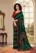 Picture of Enticing Crepe & Silk Dark Green Saree