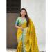 Picture of Shapely Silk Dark Golden Rod Saree