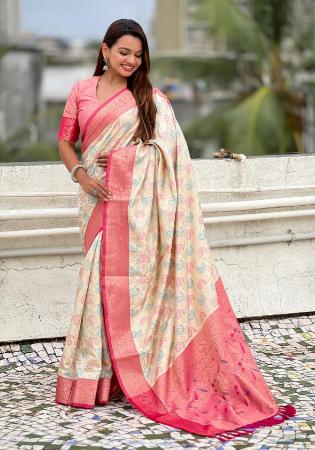 Picture of Graceful Silk Tan Saree