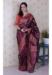 Picture of Nice Silk Light Slate Grey Saree