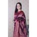 Picture of Nice Silk Light Slate Grey Saree