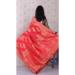 Picture of Lovely Silk Dark Salmon Saree