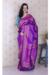 Picture of Delightful Silk Plum Saree