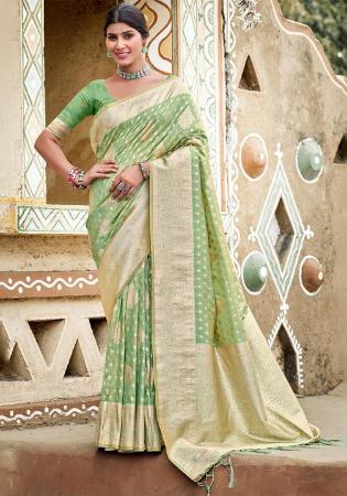 Picture of Radiant Silk Dark Sea Green Saree