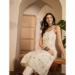 Picture of Enticing Silk Beige Readymade Salwar Kameez